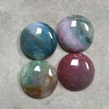 22MM ROUND CABOCHON FANCY JASPER(4PCS/BAG)
